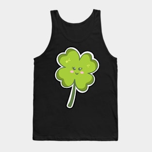 Kawaii Shamrock Tank Top